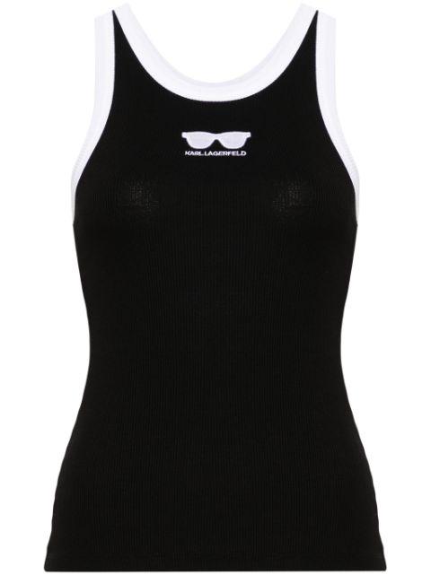 Sunglasses tank top by KARL LAGERFELD