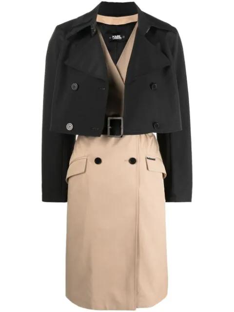 Transformer trench coat by KARL LAGERFELD