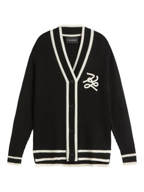 V-neck cardigan by KARL LAGERFELD