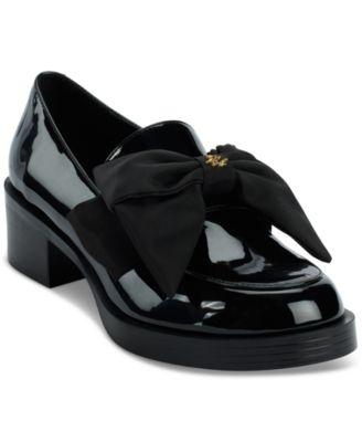 Women's Camilia Bow Loafer Flats by KARL LAGERFELD