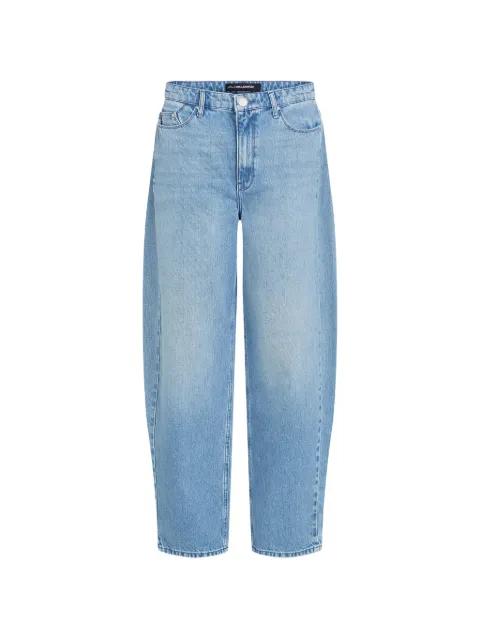 barrel-leg jeans by KARL LAGERFELD