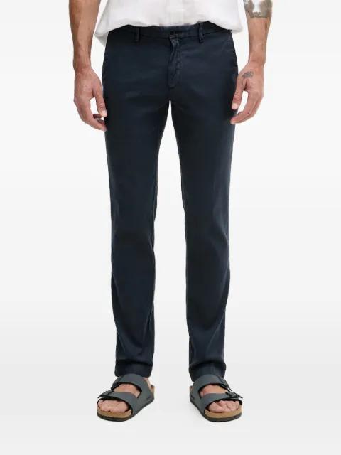 belt-loops button-fastening trousers by KARL LAGERFELD