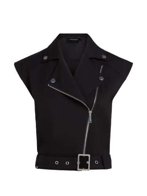 biker zip-up jacket by KARL LAGERFELD