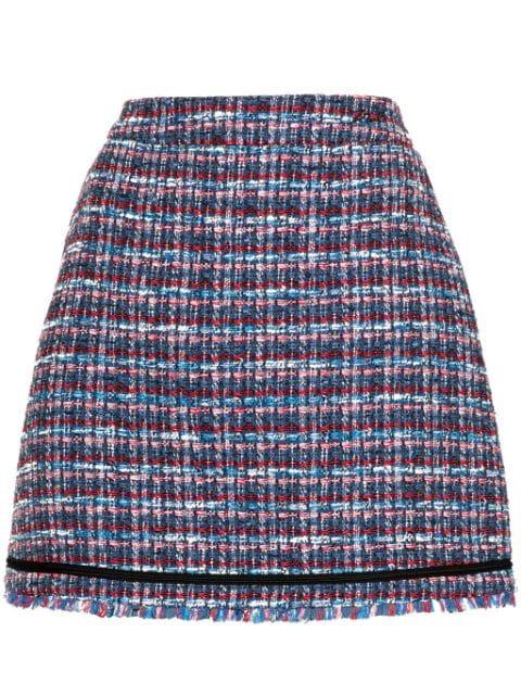 bouclé mini skirt by KARL LAGERFELD