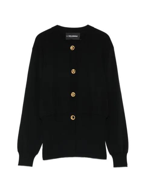 buttoned cardigan by KARL LAGERFELD
