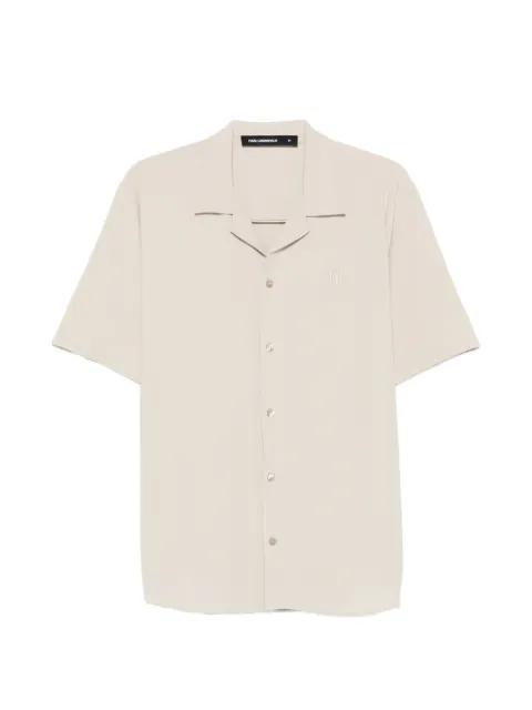buttoned short-sleeves shirt by KARL LAGERFELD