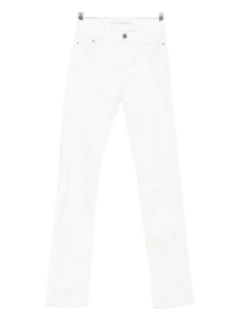 buttoned straight-leg jeans by KARL LAGERFELD