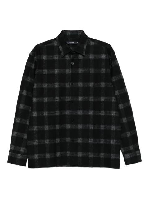 checked-pattern shirt by KARL LAGERFELD