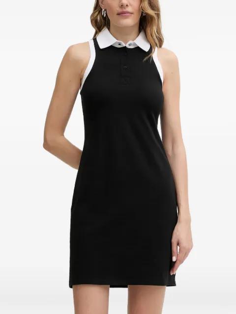 collared button mini dress by KARL LAGERFELD