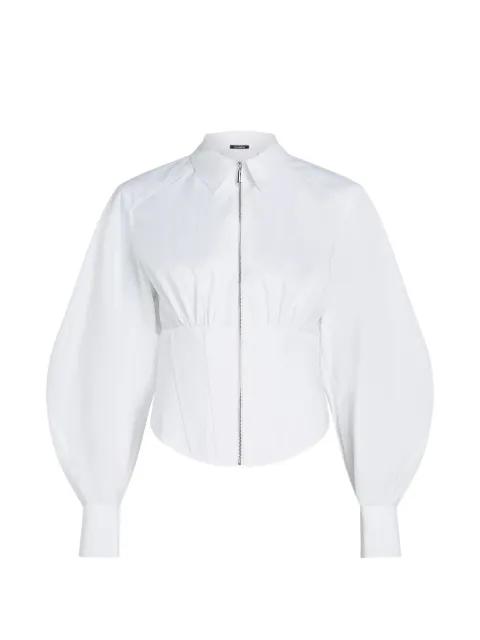 corset-style poplin shirt by KARL LAGERFELD