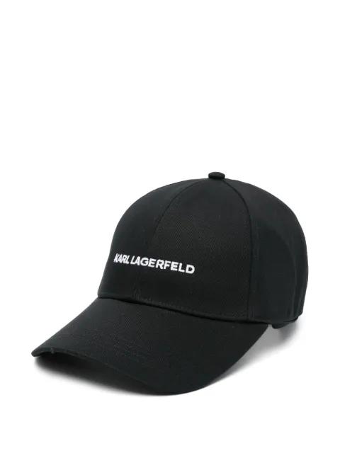 cotton-blend cap by KARL LAGERFELD