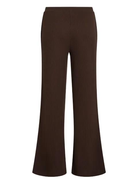 crest-embroidered trousers by KARL LAGERFELD
