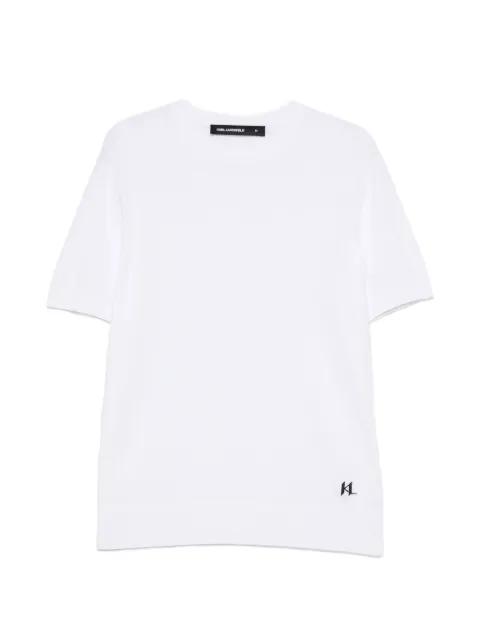 crew-neck T-shirt by KARL LAGERFELD