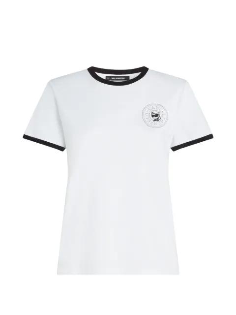 crew-neck T-shirt by KARL LAGERFELD