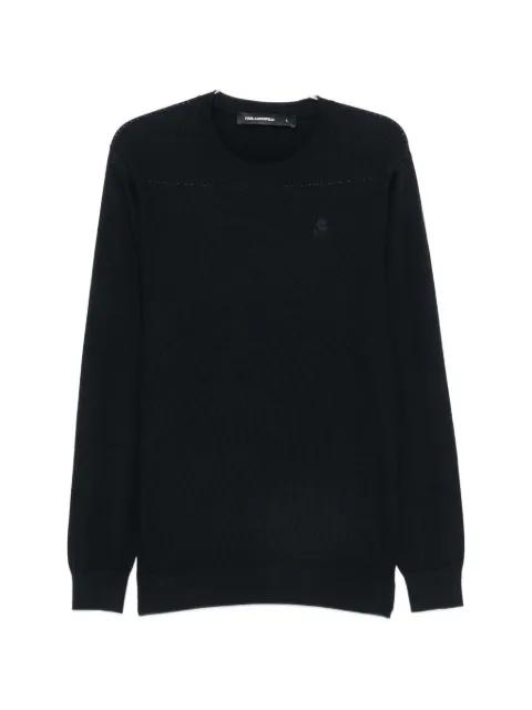 crew-neck sweater by KARL LAGERFELD