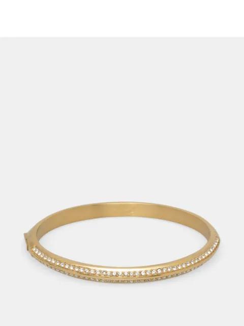 crystal-embellished bangle bracelet by KARL LAGERFELD