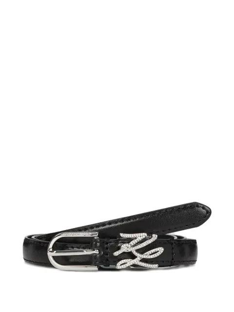crystal-embellished belt by KARL LAGERFELD