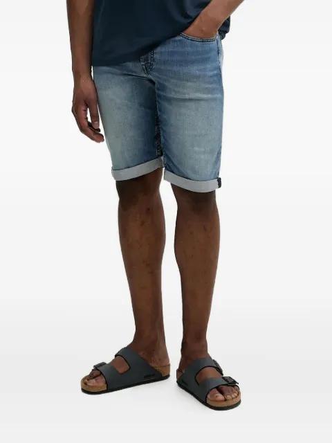 cuffed denim shorts by KARL LAGERFELD