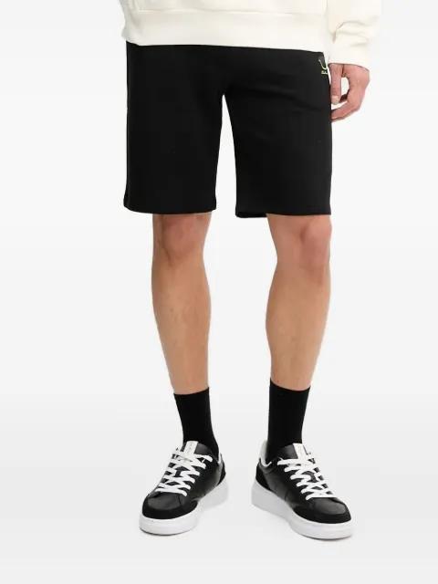 drawstring cotton shorts by KARL LAGERFELD