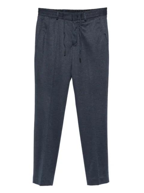 drawstring straight-leg trousers by KARL LAGERFELD