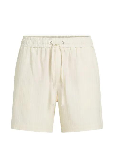 drawstring structured shorts by KARL LAGERFELD