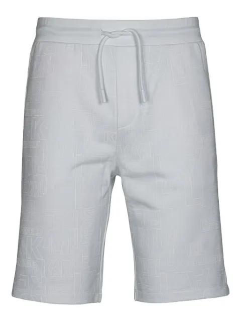 drawstring sweat shorts by KARL LAGERFELD