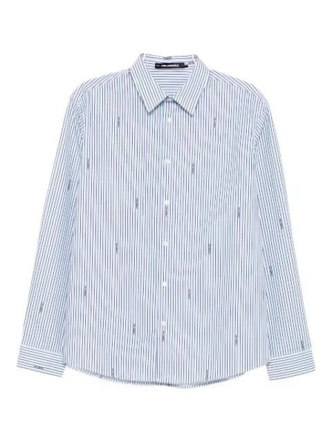 elongated logo stripe shirt by KARL LAGERFELD