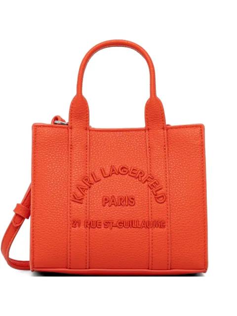 embossed-logio tote bag by KARL LAGERFELD