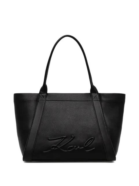embossed-logo tote bag by KARL LAGERFELD