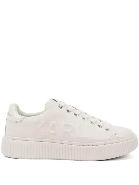 embossed sneakers by KARL LAGERFELD