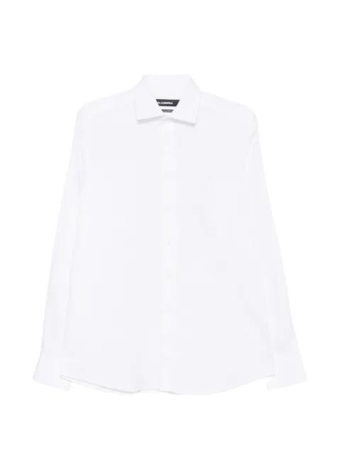 embroidered-logo long-sleeve shirt by KARL LAGERFELD