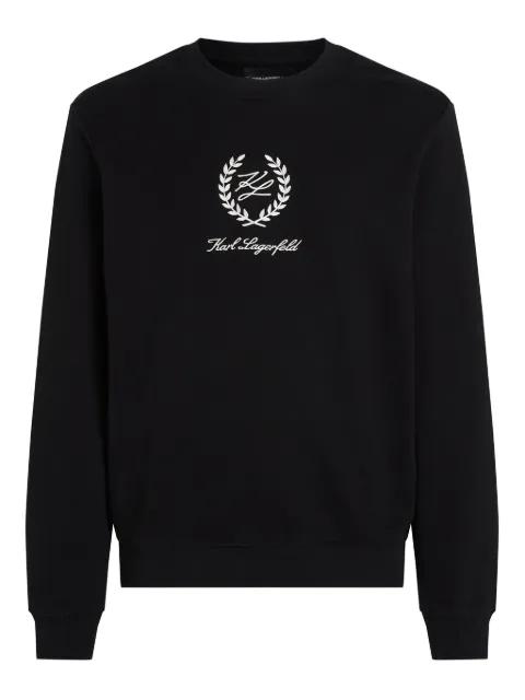 embroidered-logo sweatshirt by KARL LAGERFELD