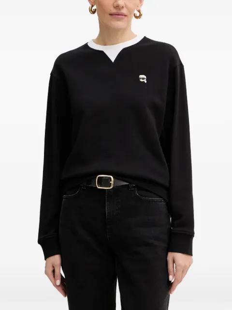 embroidered-logo sweatshirt by KARL LAGERFELD