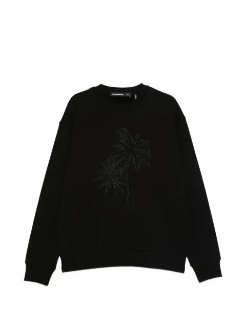 embroidered sweatshirt by KARL LAGERFELD