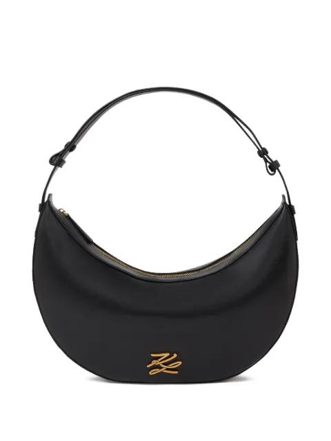 extra-large K/Autograph leather shoulder bag by KARL LAGERFELD