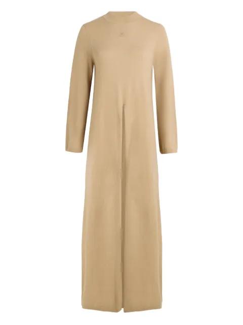 front-slit knitted top by KARL LAGERFELD