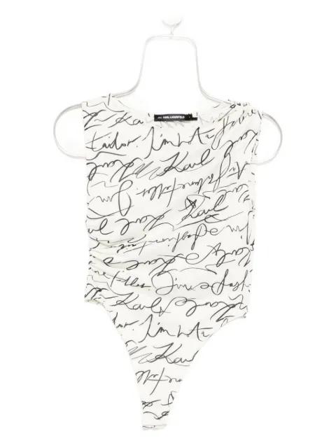 gathered blouse by KARL LAGERFELD
