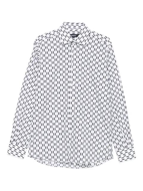 geometric-print shirt by KARL LAGERFELD
