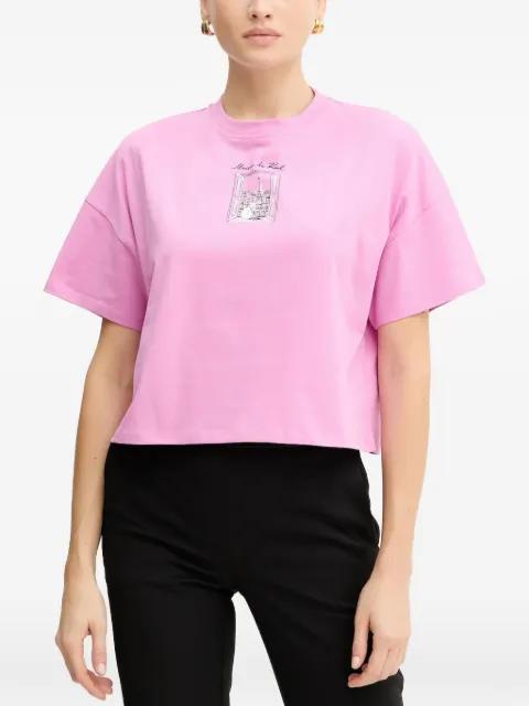 graphic-print T-shirt by KARL LAGERFELD
