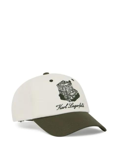 graphic-print baseball cap by KARL LAGERFELD