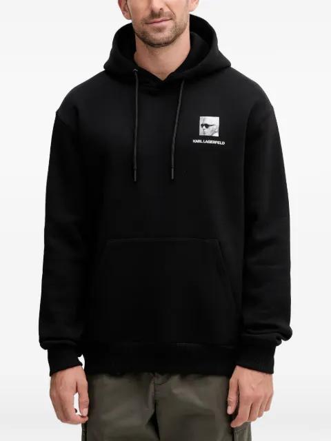 graphic-print hoodie by KARL LAGERFELD