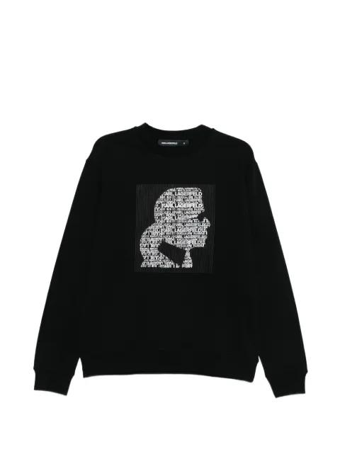 graphic print sweater by KARL LAGERFELD