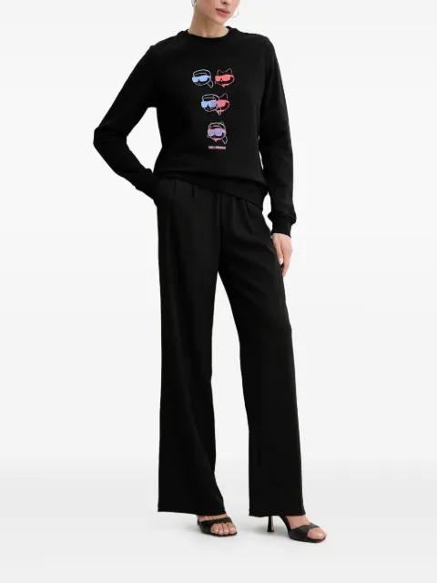 graphic-print sweatshirt by KARL LAGERFELD
