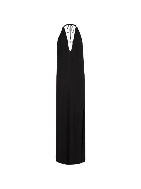 halterneck maxi dress by KARL LAGERFELD