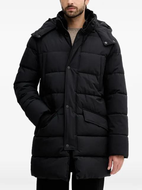 hoodied padded coat by KARL LAGERFELD