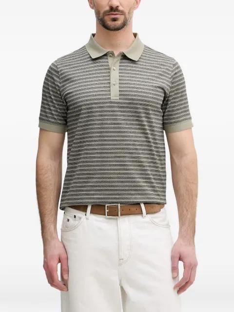 horizontal-stripe polo shirt by KARL LAGERFELD