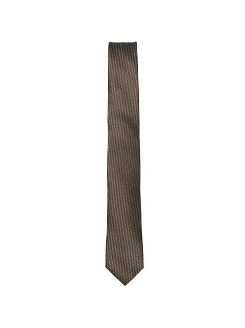houndstooth-pattern tie by KARL LAGERFELD