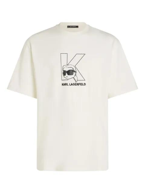 ikon k-initial T-shirt by KARL LAGERFELD