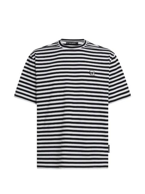 ikon relaxed striped T-shirt by KARL LAGERFELD