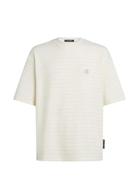 ikon structure striped T-shirt by KARL LAGERFELD